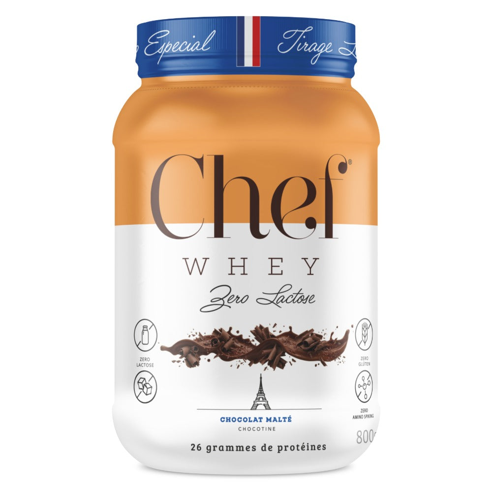 Chef Whey Zero Lactose 907g - Chocotine (Chocolate Maltado)