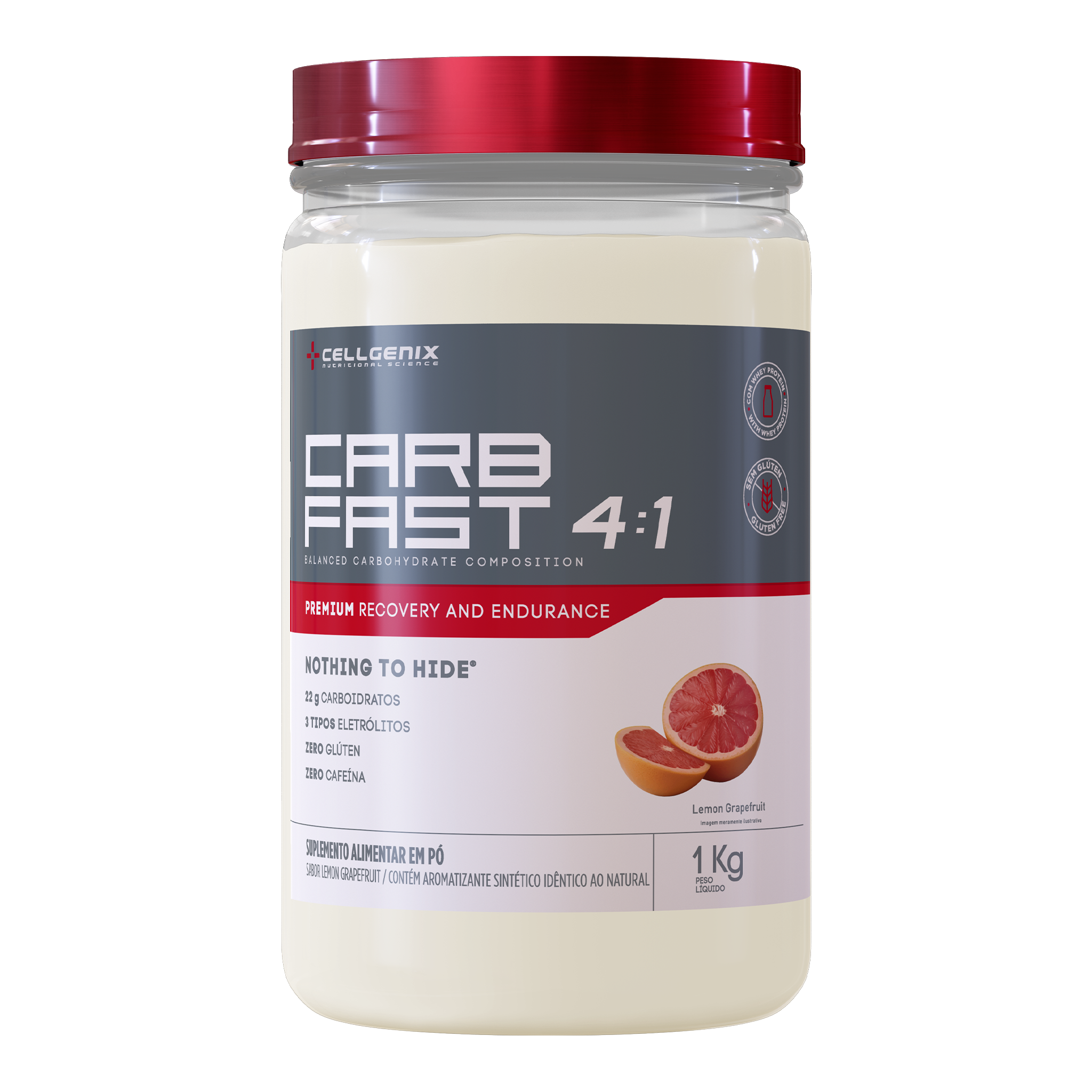 Carb Fast 4:1 1kg - Lemon Grapefruit