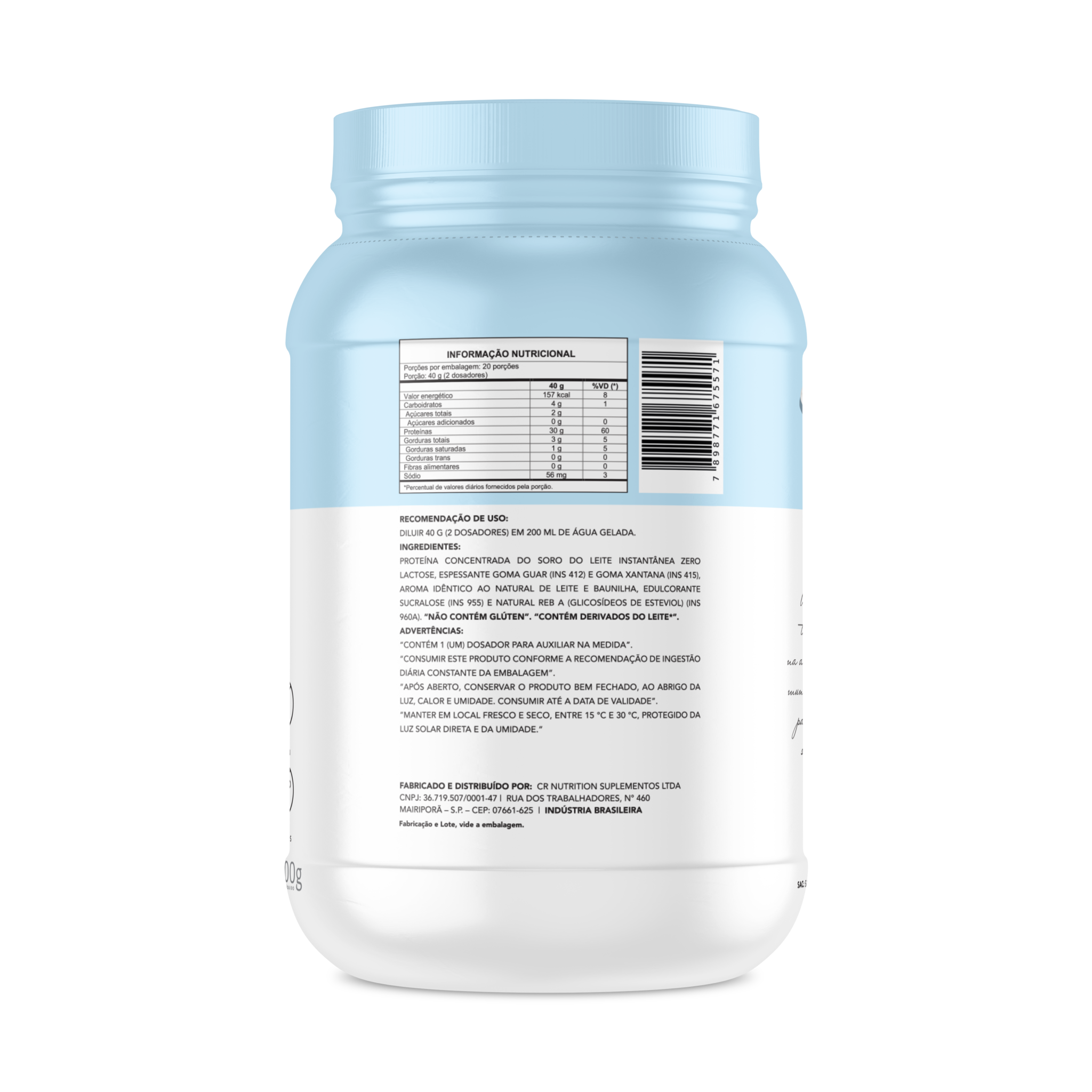 Chef Whey Zero Lactose 907g - Au Lait (Ao Leite)