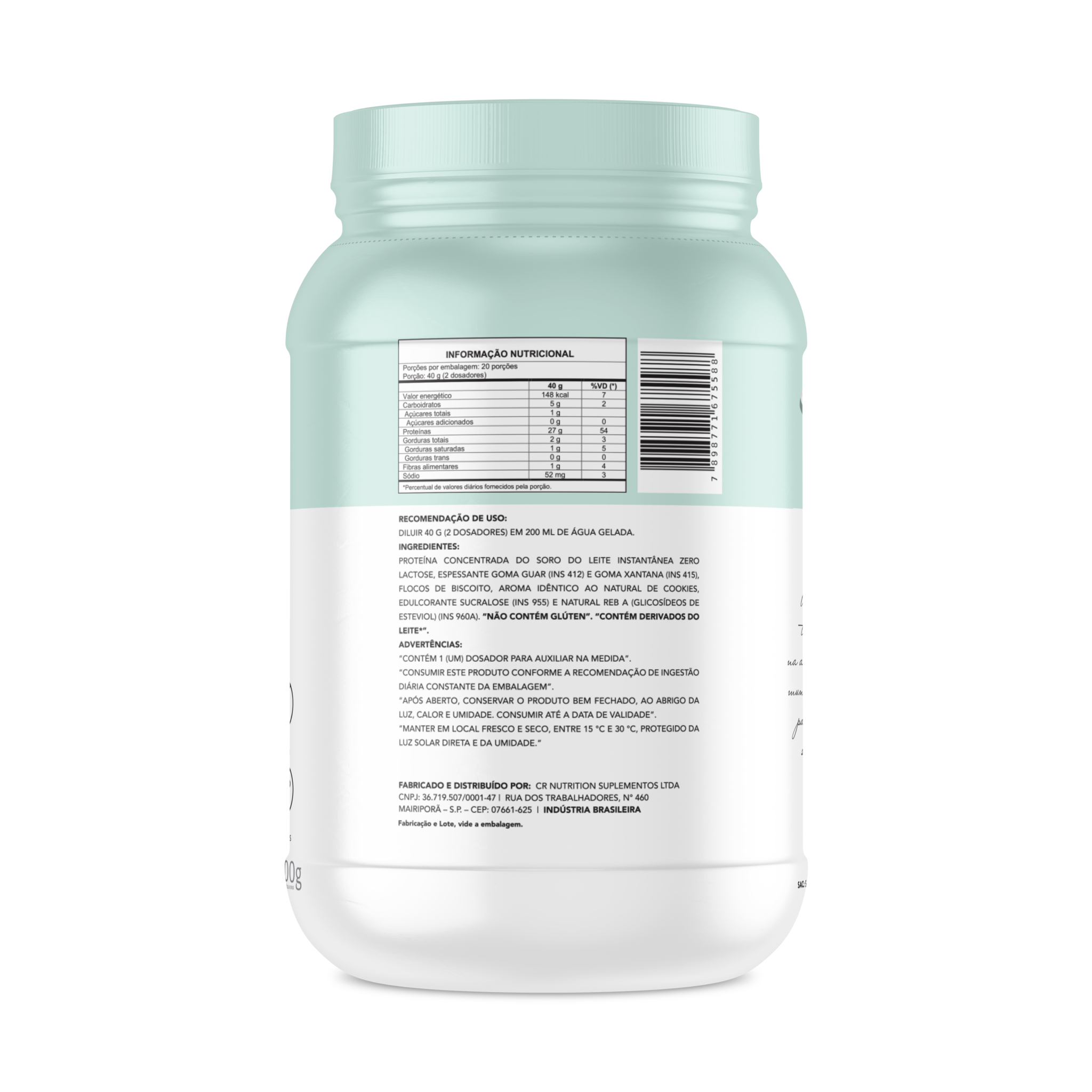 Chef Whey Zero Lactose 907g - Biscuit au Chocolat (Biscoito de Chocolate)