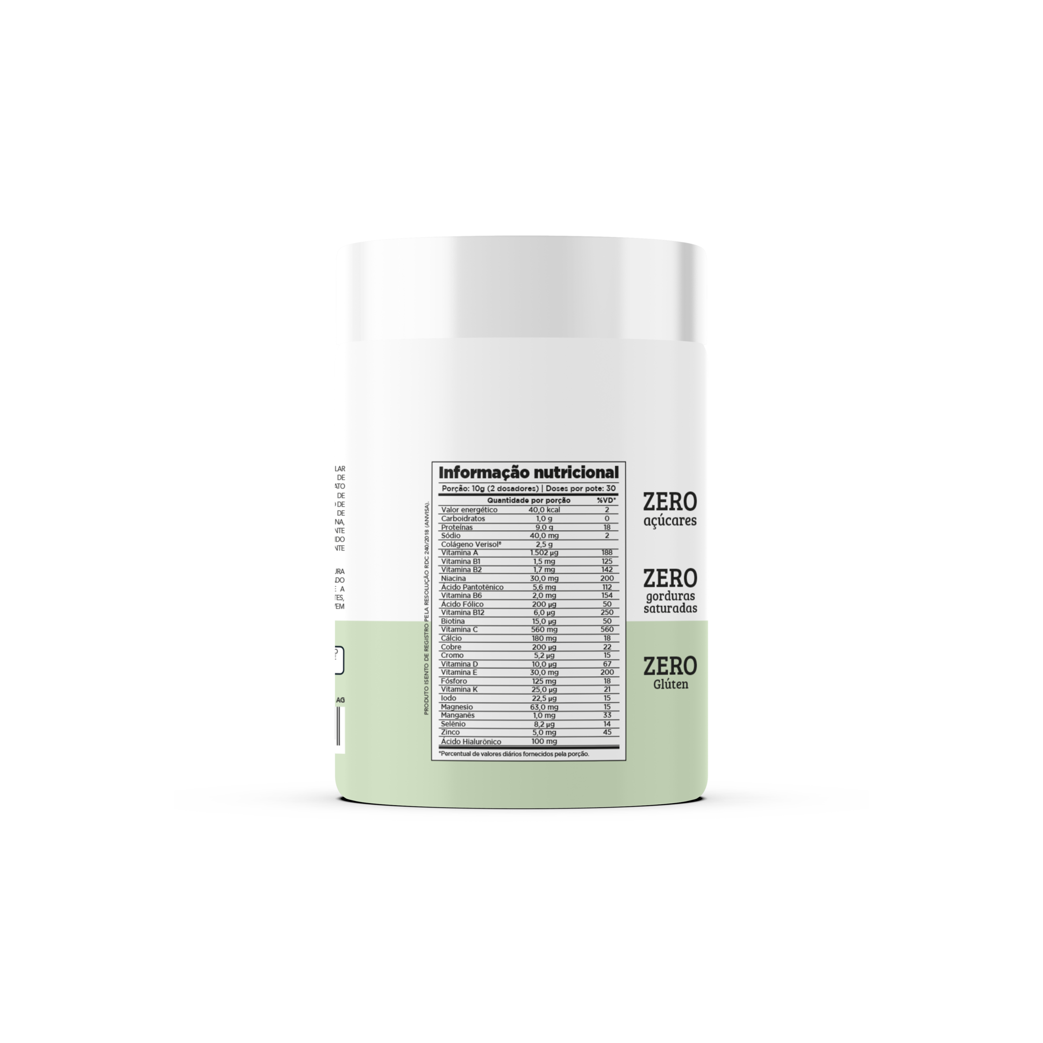 verso Collagen Chef Whey 300g Kiwi - Beleza e Saúde com Sabor Tropical