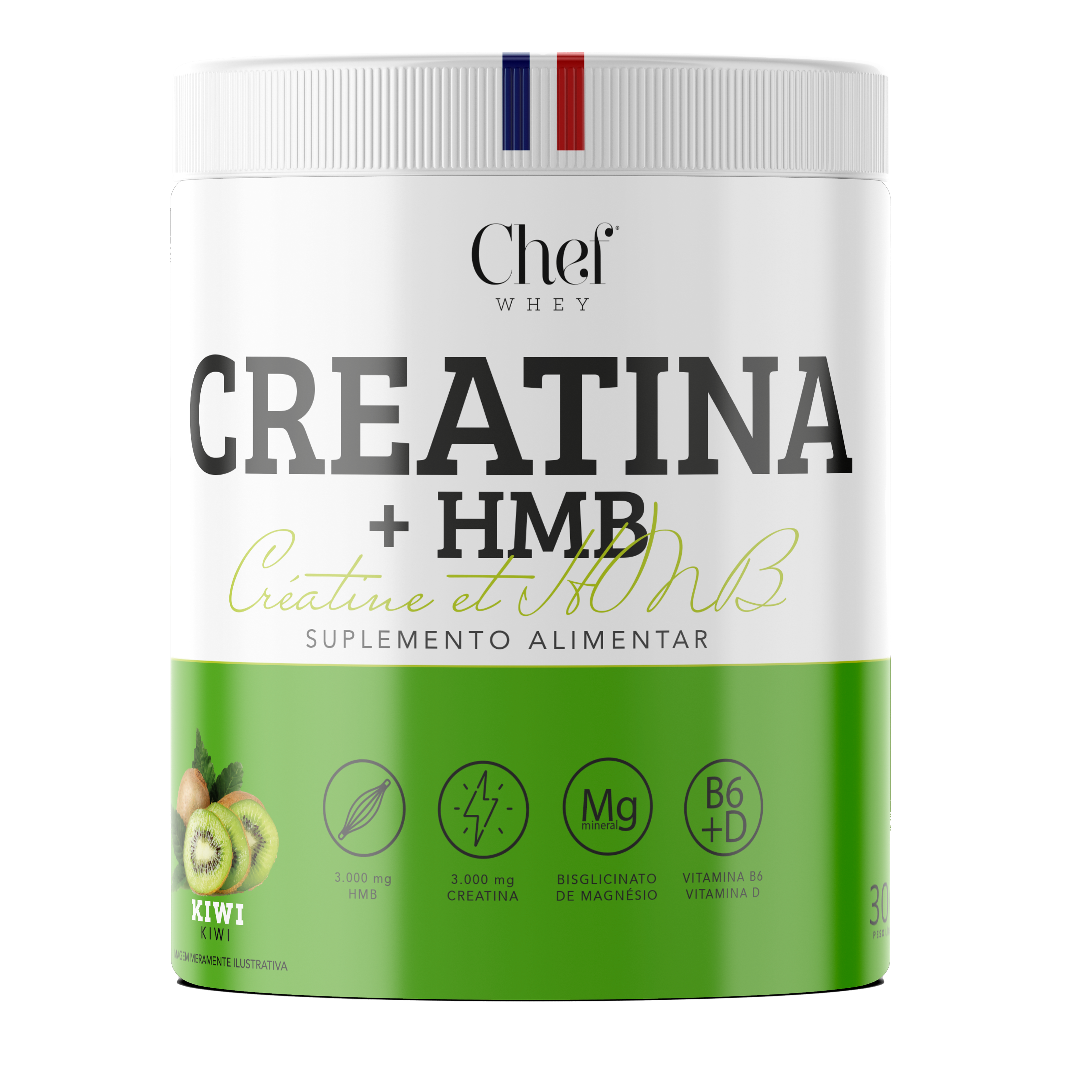 Creatina HMB Chef Whey 300g - Kiwi