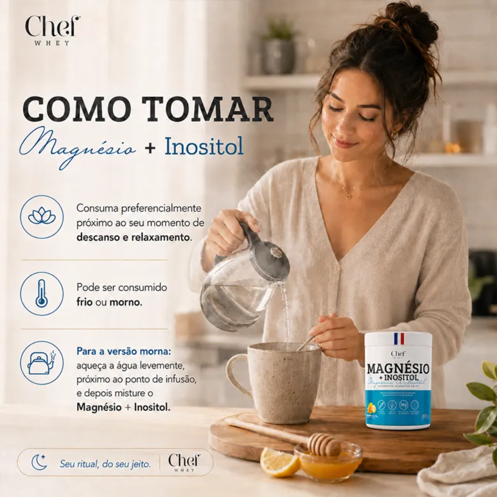 MAGNÉSIO + INOSITOL 300g - MARACUJÁ