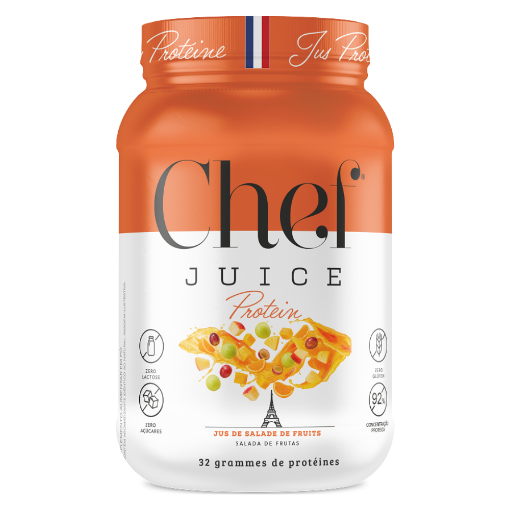 CHEF JUICE PROTEIN SABOR SALADA DE FRUTAS 900G