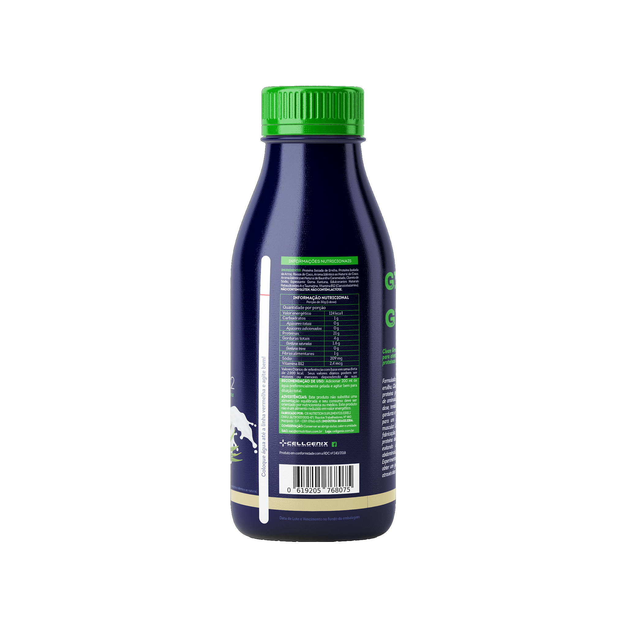 Clean Green Proteína Vegana 30g Dose Única  - Cocada