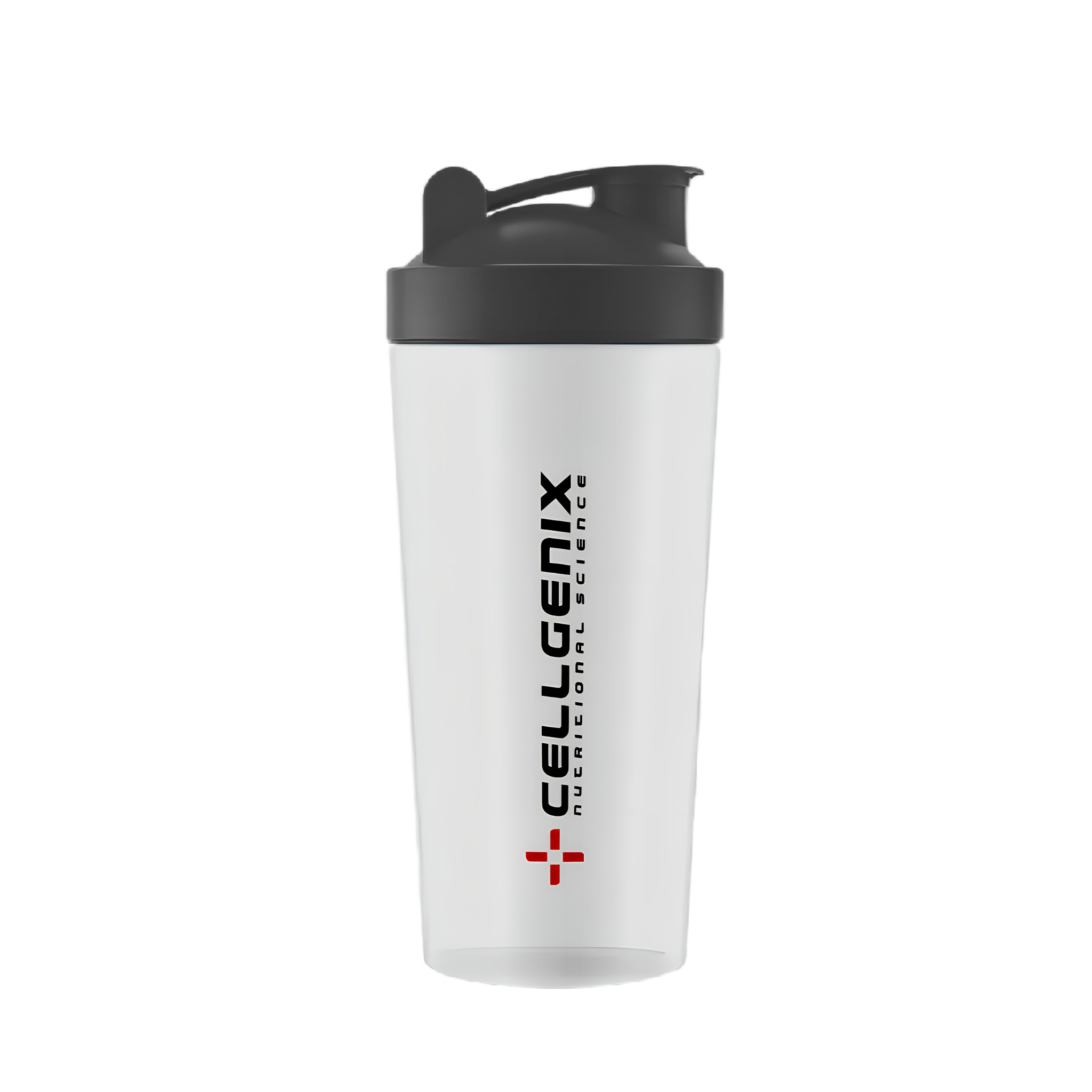 Coqueteleira de 700ml da Cellgenix nas cores preto e cinza