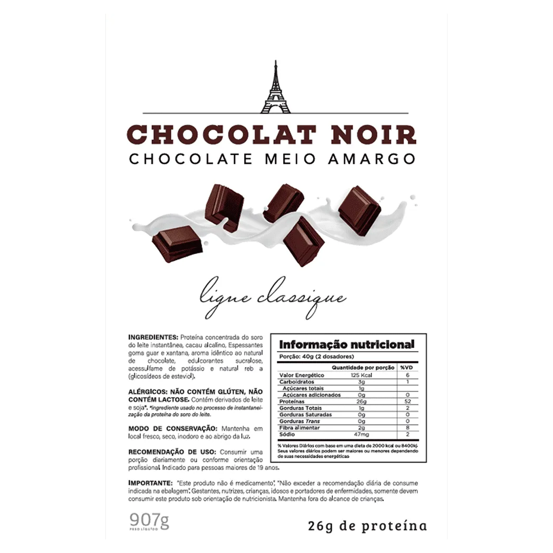 Chef Whey Gourmet Dose Única 40g - Chocolate Meio Amargo