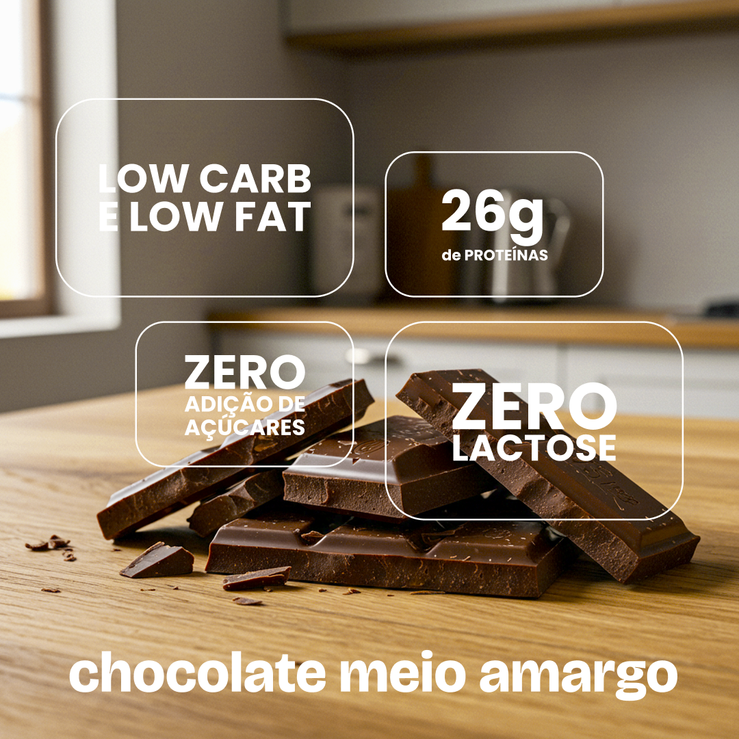 Chef Whey Gourmet Dose Única 40g - Chocolate Meio Amargo