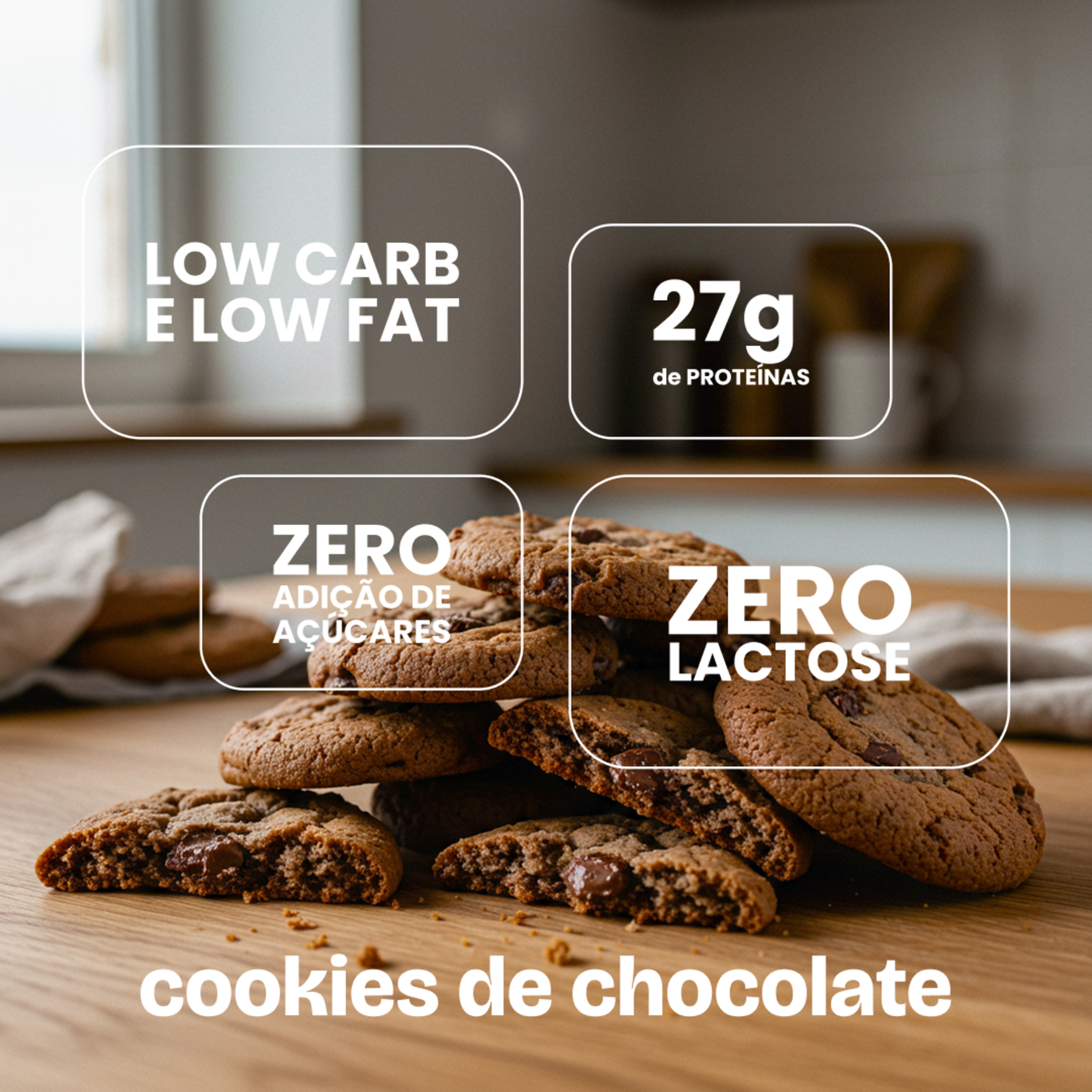 Chef Whey Zero Lactose 907g - Biscuit au Chocolat (Biscoito de Chocolate)