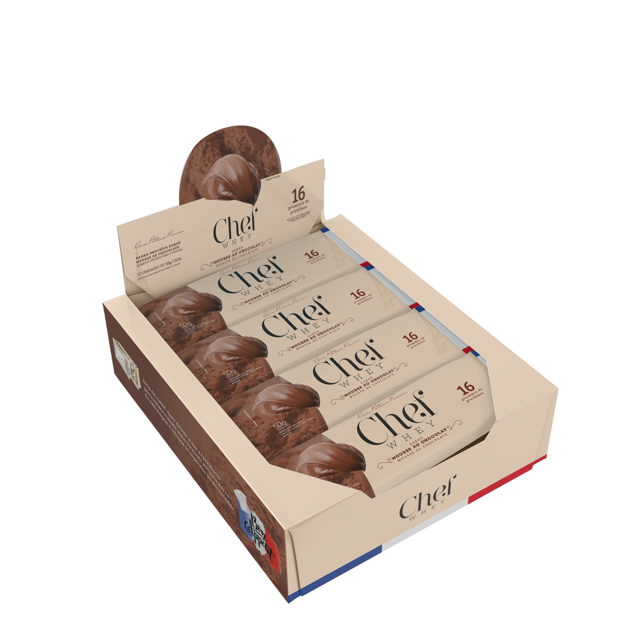 Barra de Proteína - Mousse de Chocolate (Caixa 12un)