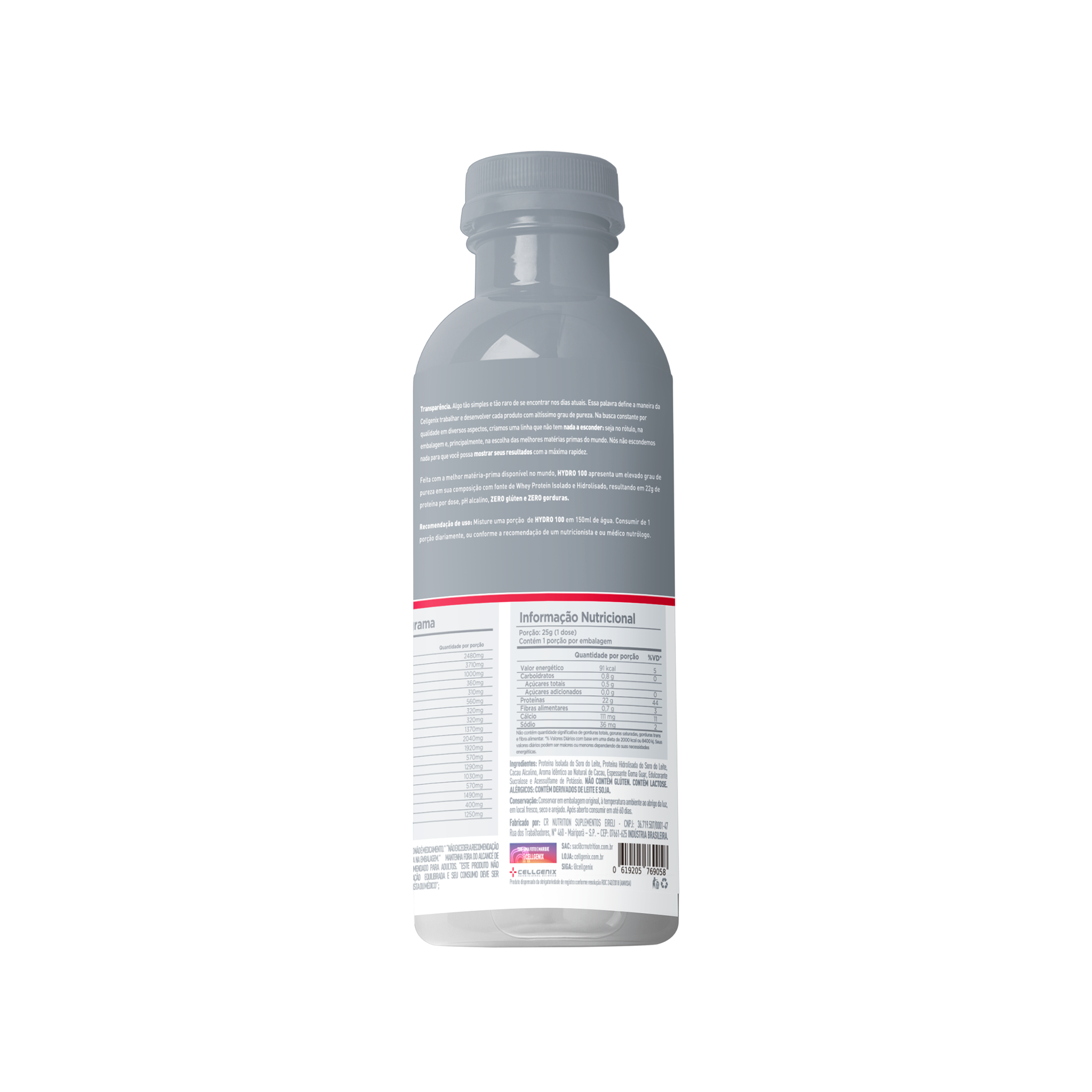 Hydro 100 Whey Hidrolisado 25g Dose Única - Chocolate Suíço