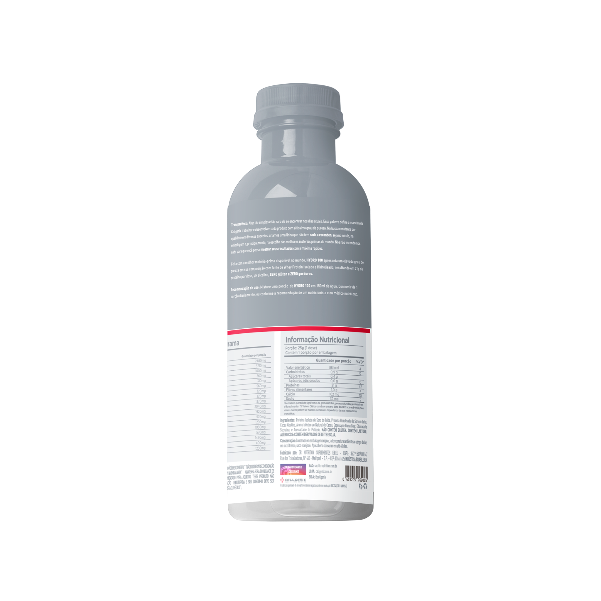 Hydro 100 Whey Hidrolisado 25g Dose Única - Chocolate Belga