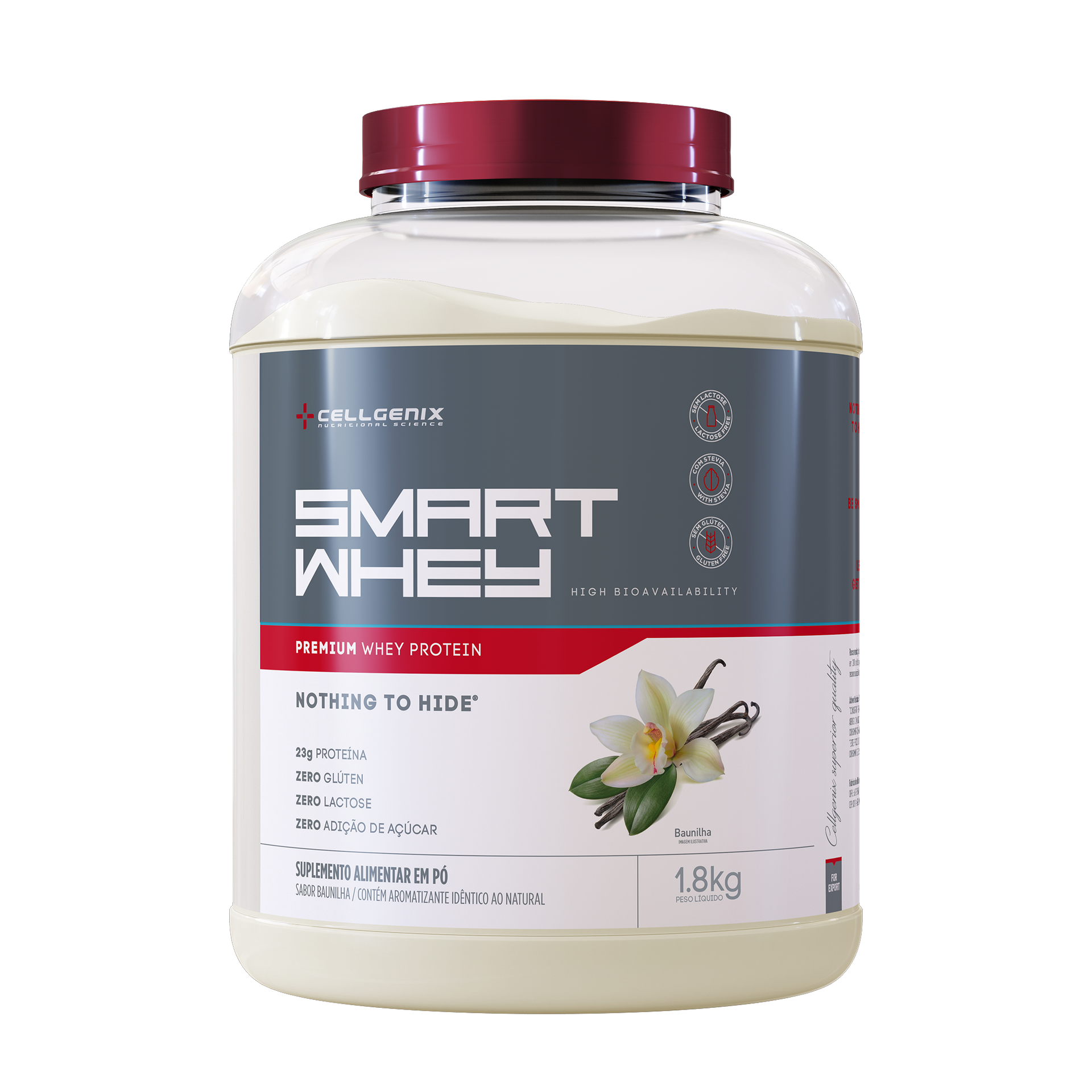 ☆　MILKY WAY様 ミネラルクリーム サンプロ、Biocell Smart Whey Zero Lactose 1.8kg Baunilha | Compre Online