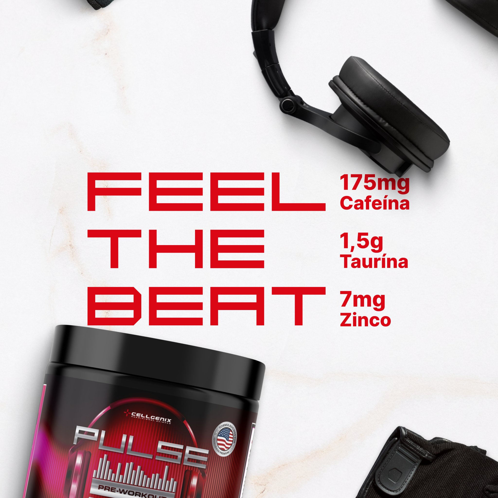 Pré-Treino Pulse 300g - Vibrant Flavor