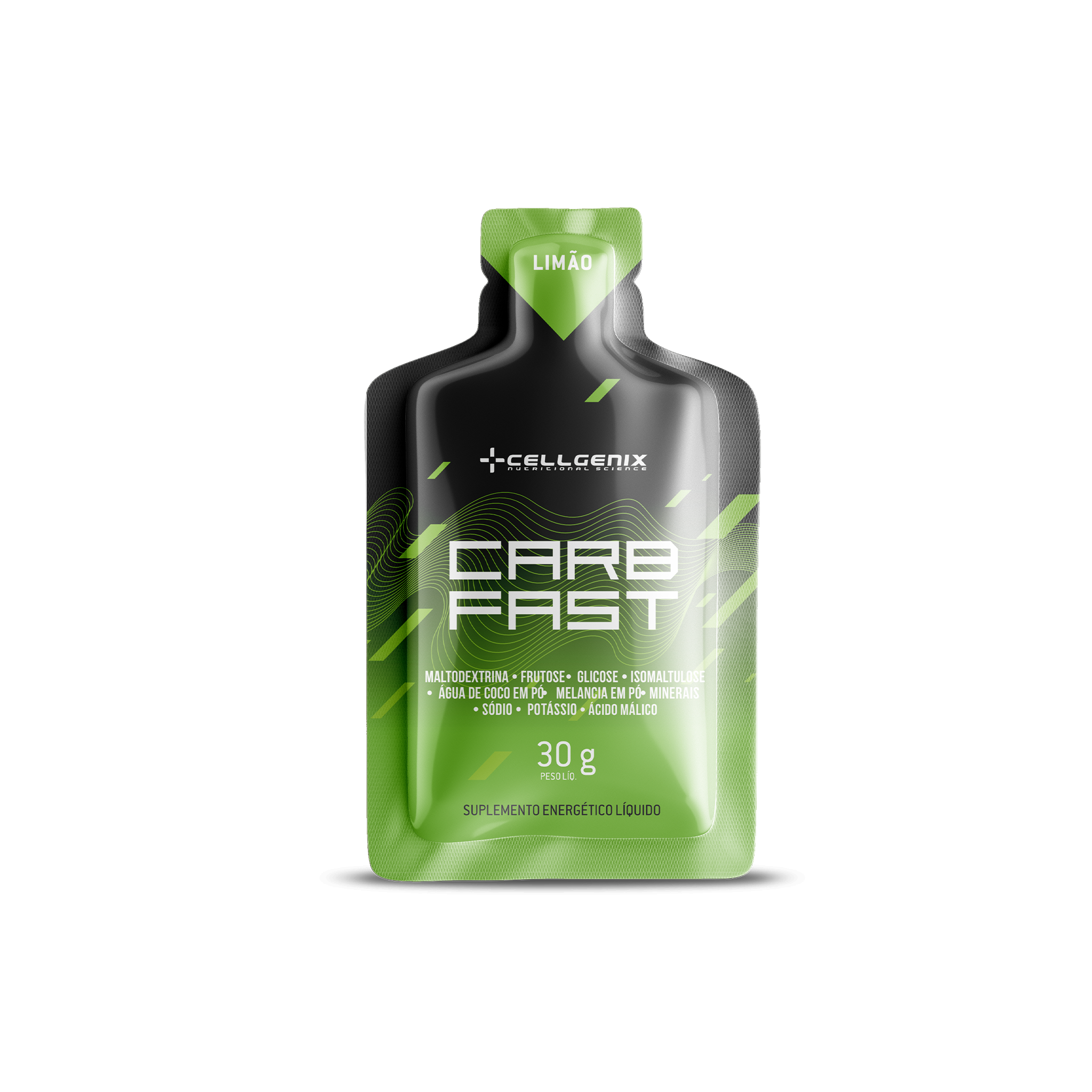Sachê do Carb Fast Gel de 30g sabor Limão