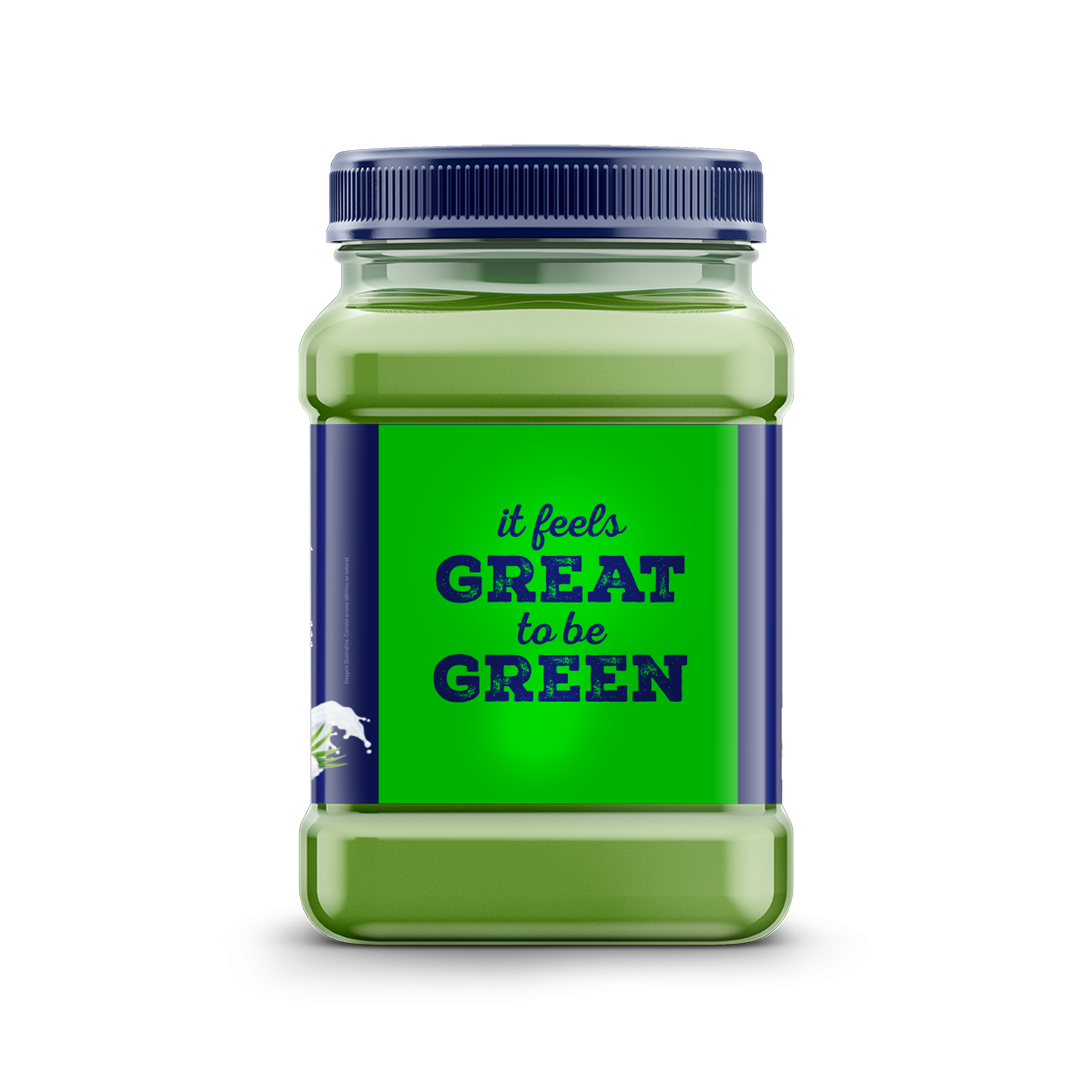 Verso da Clean Green Proteína Vegana 840g - Cocada Cremosa